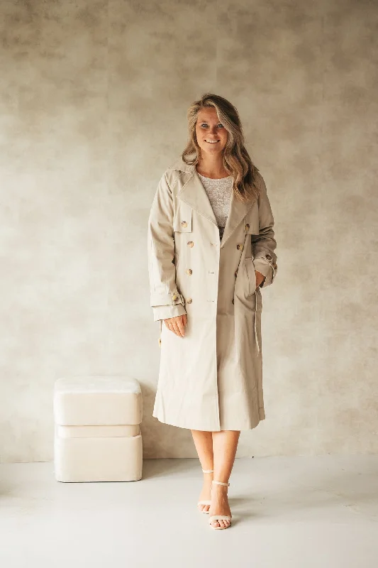 Women's Weather-Ready Blazers-Yasteronimo trench coat