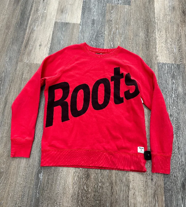 Women's Neon Sweatshirts-Sweatshirt Crewneck By Roots  Size: S