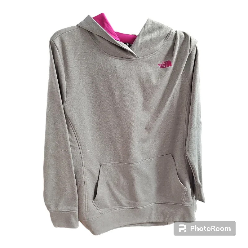 Women's Hiking Sweatshirts-Athletic Sweatshirt Hoodie By North Face  Size: 18