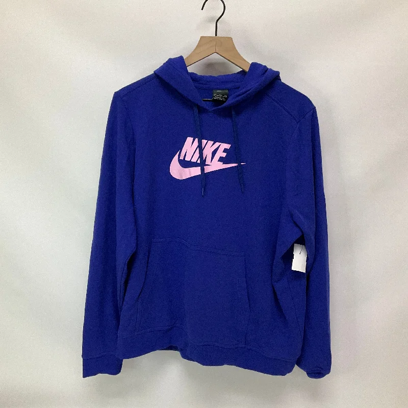 Women's Personalized Fit Sweatshirts-Athletic Sweatshirt Hoodie By Nike Apparel  Size: Xxl