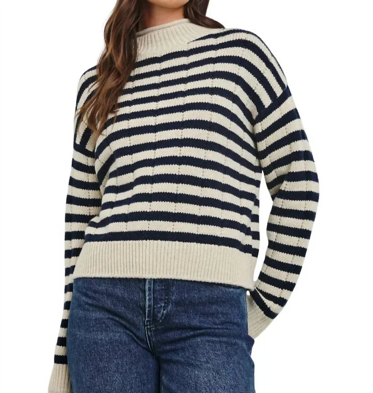 Women's Athletic Pullovers-Corinne Sweater In Oat