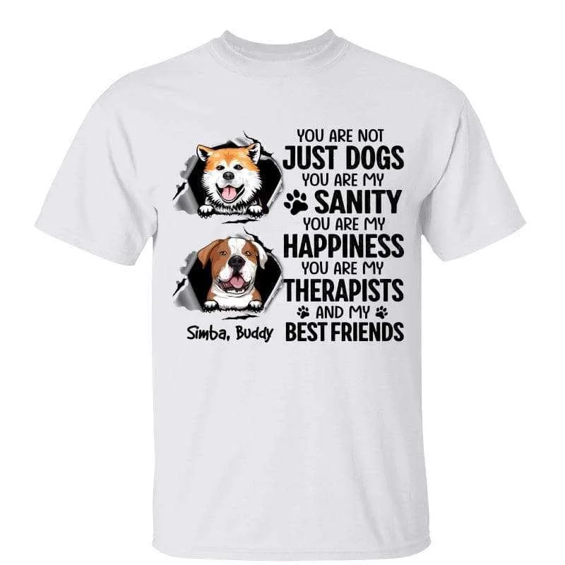 Women's Festival T-Shirts-Ragged Hole Dog My Sanity Personalized Shirt