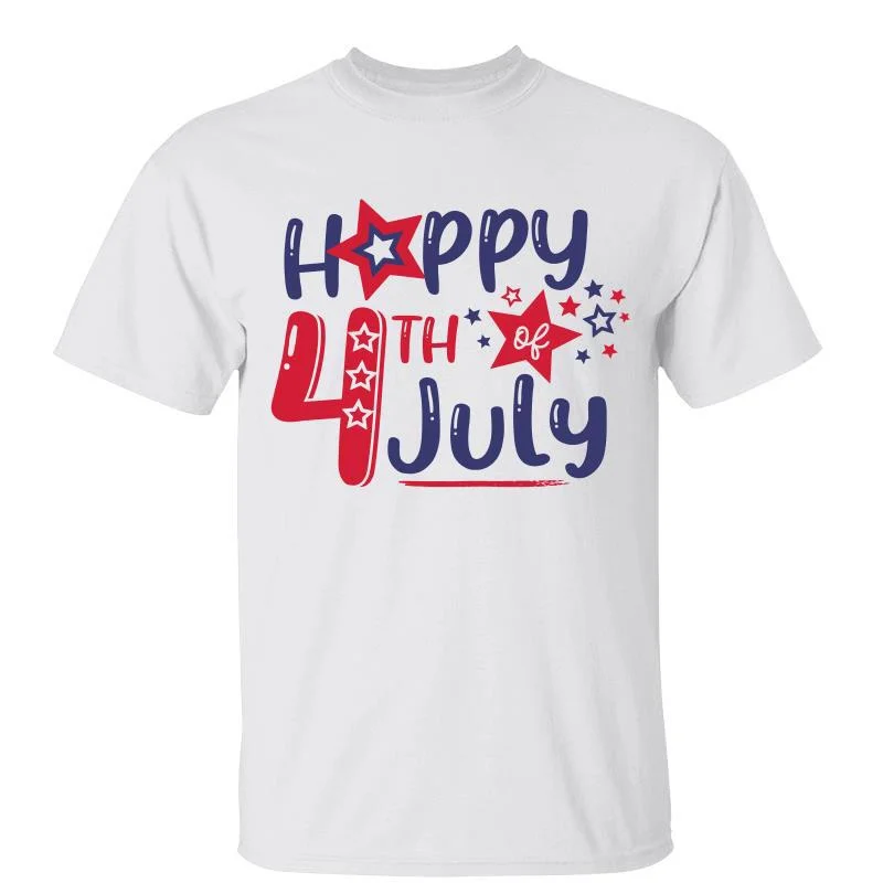 Women's Boxy T-Shirts-Happy Fourth Of July Independence Day Shirt