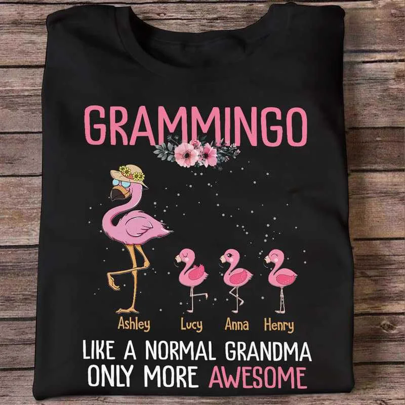 Women's Relaxed Fit T-Shirts-Grammingo More Awesome Grandma Family Personalized Shirt