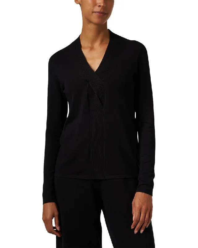 Women's Evening Pullovers-Elliott Lauren Marella Twist Detail Sweater