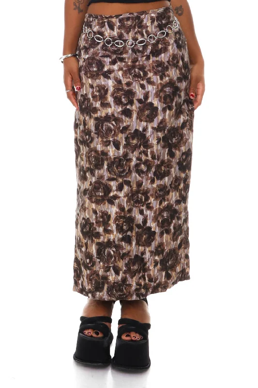 Women's Fleece Floral Skirts-SOLD!