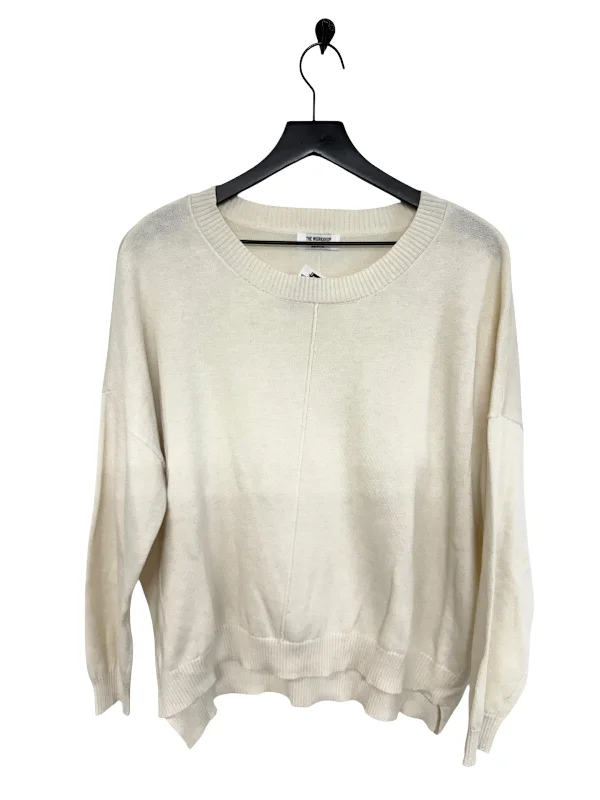 Women's Loose Fit Pullovers-Sweater By Cmc In Cream, Size: S