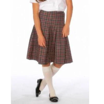 Women's Silk A-Line Skirts-Girls Skirts - Teen Long Fit