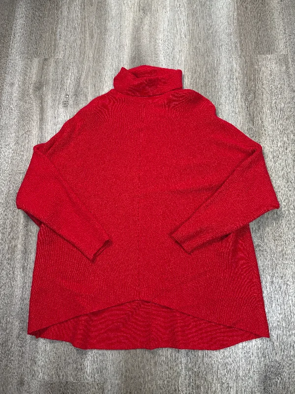 Women's Sleep Pullovers-Sweater By Clothes Mentor In Red, Size: S