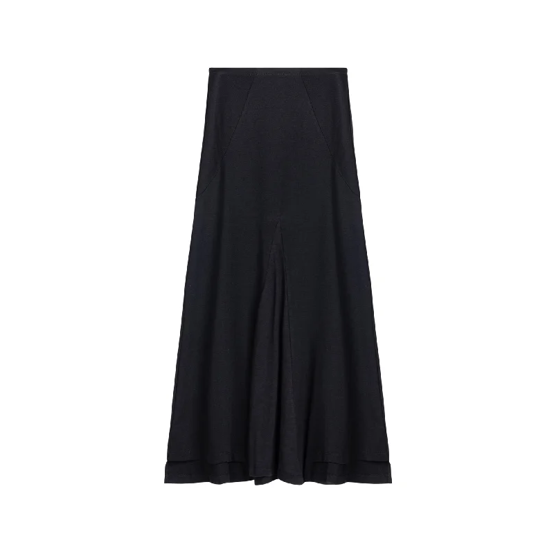 Women's Elegant Skirts-Everyday Maxi Skirt | Black