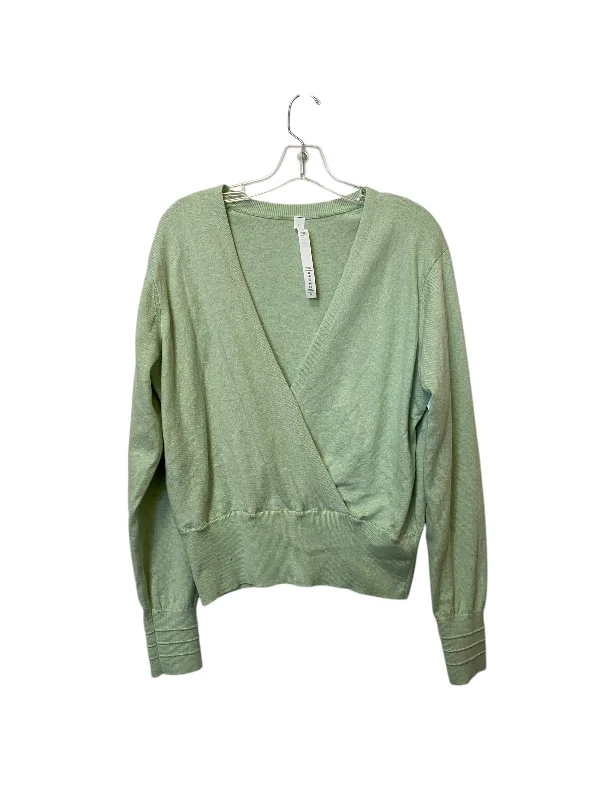 Women's Tulle Denim Pullovers-Sweater By Lululemon In Green, Size: 12