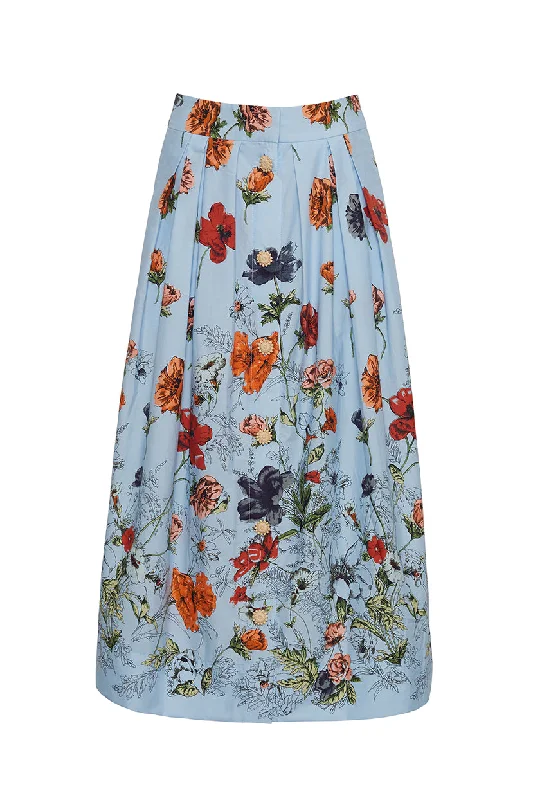 Women's Glitter Floral Skirts-Marge Skirt