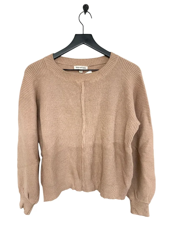 Women's Evening Pullovers-Sweater By Newbury Kustom In Tan, Size: L