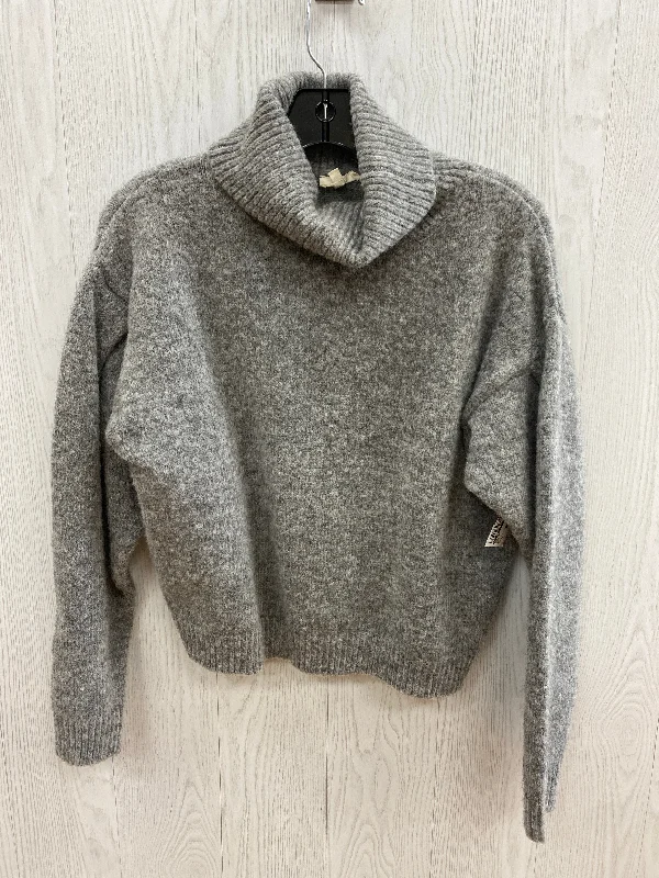 Women's Oversized Pullovers-Sweater By La Miel In Grey, Size: M