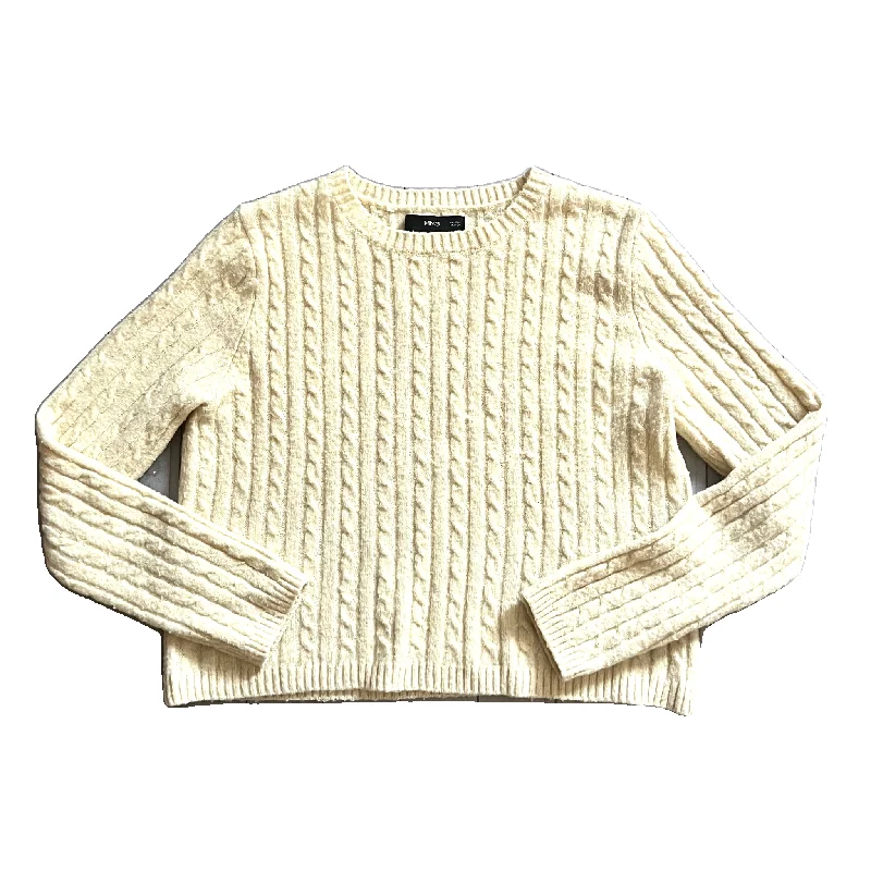 Women's Poncho Pullovers-Sweater By Mng In Yellow, Size: S