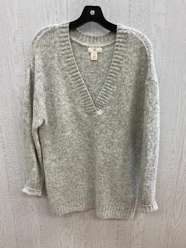 Women's Pajama Pullovers-Sweater By H&m In Grey, Size: S