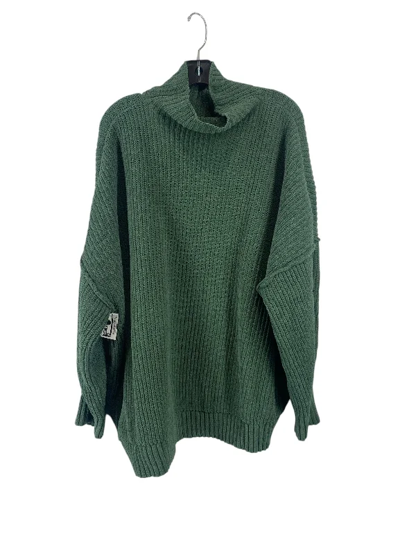 Women's Zip Pullovers-Sweater By Aerie In Green, Size: Xl