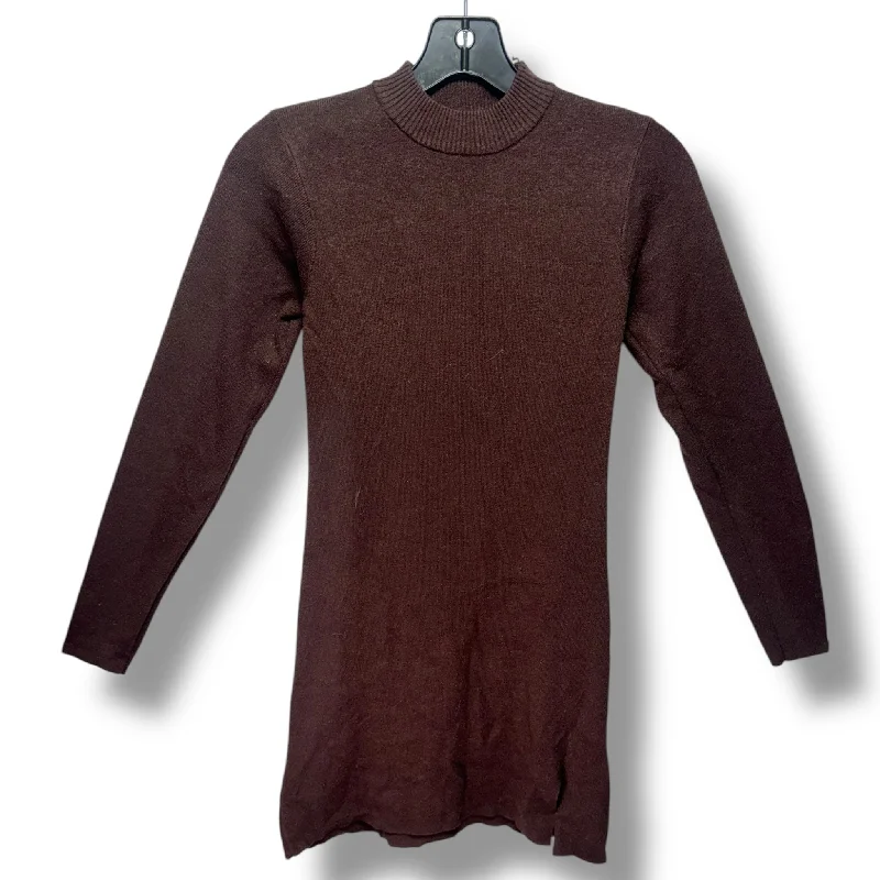 Women's Workout Pullovers-Sweater By Altard State In Brown, Size: L