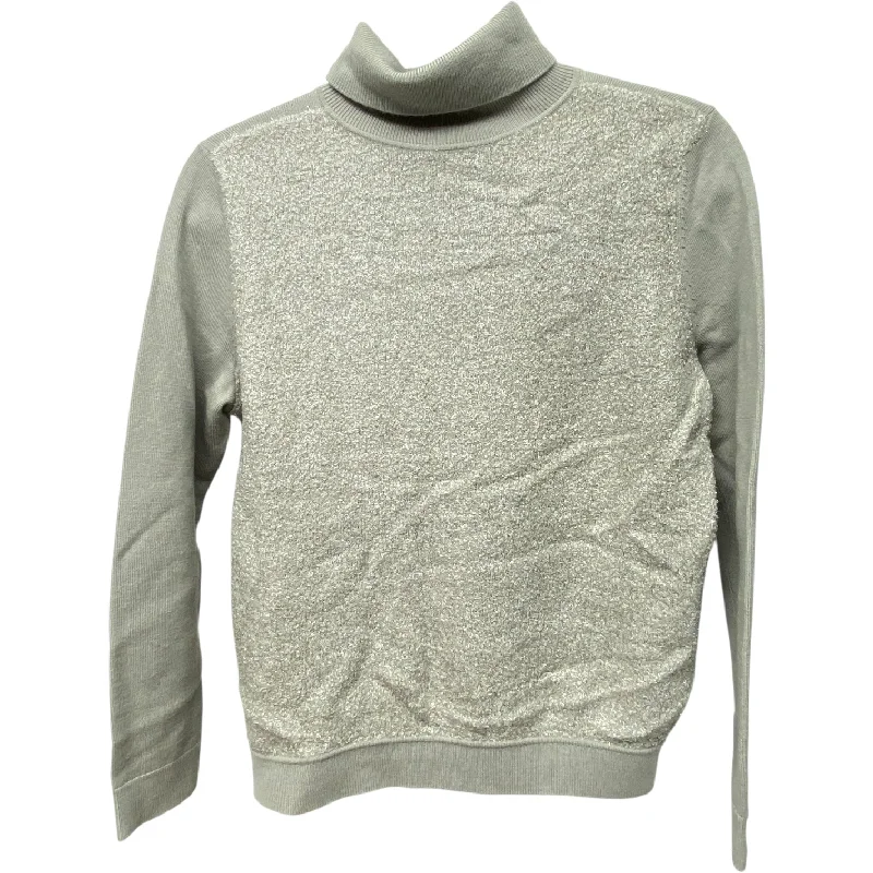 Women's Poncho Pullovers-Sweater By Anteprima In Silver, Size: M