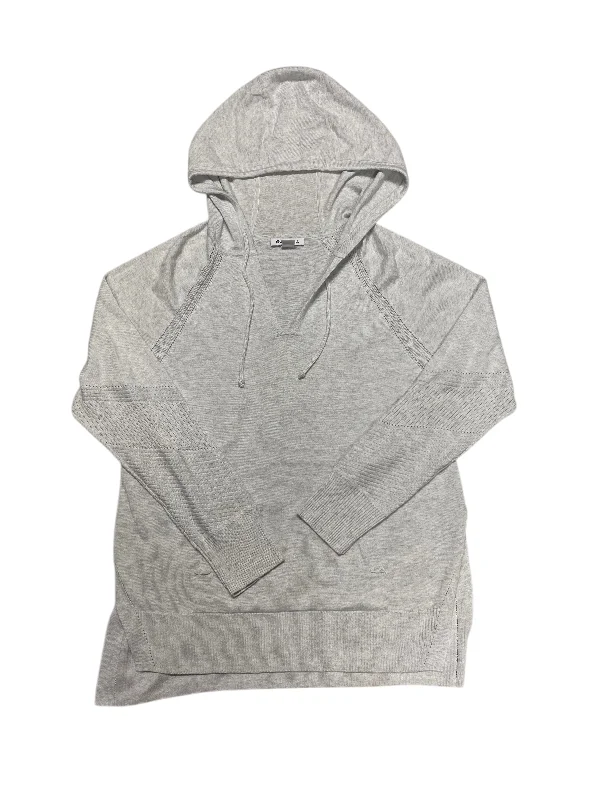 Women's Button-Front A-Line Pullovers-Sweater By Athleta In Grey, Size:S