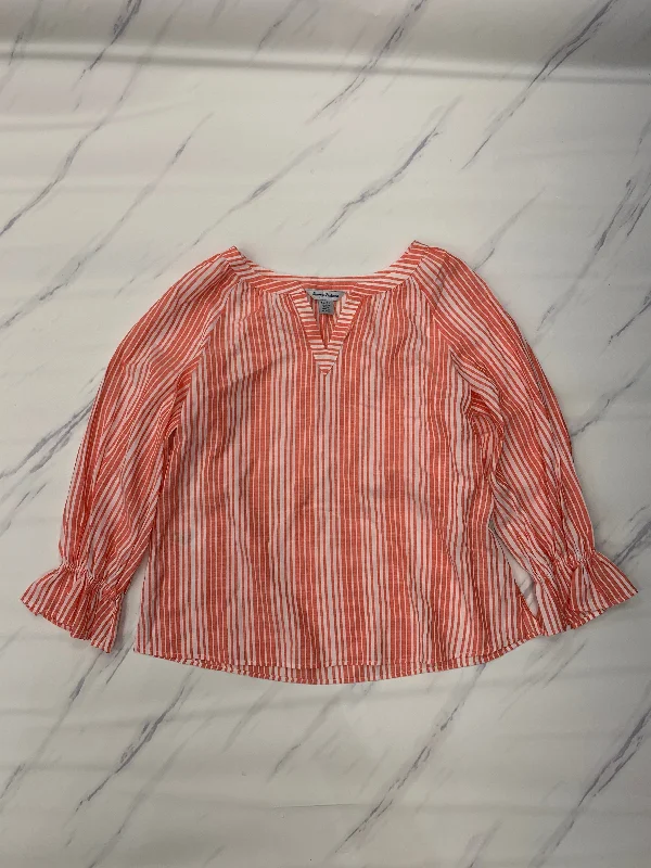 Women's Boxy Blouses-Top Long Sleeve Designer Tommy Bahama, Size Xs