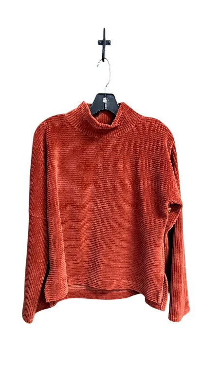 Women's Thermal A-Line Pullovers-Sweater By Madewell In Orange, Size: S