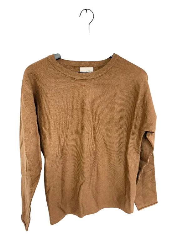 Women's Fringe Pencil Pullovers-Sweater By Clothes Mentor In Brown, Size: S