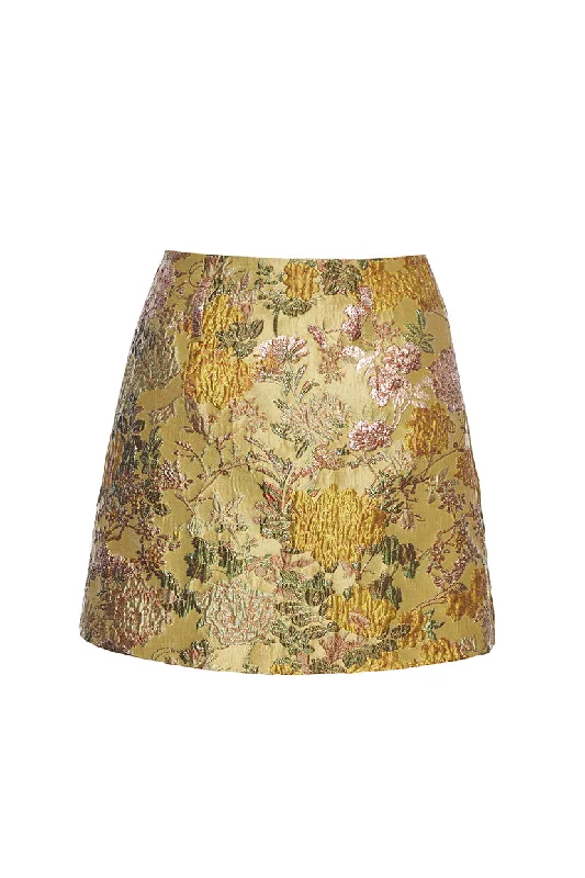 Women's Glitter Pleated Skirts-Bea Skirt