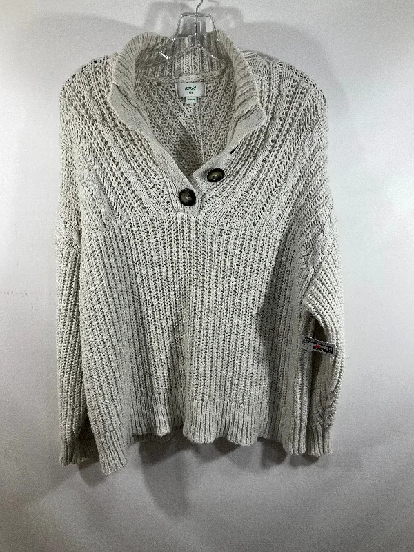 Women's Fleece Floral Pullovers-Sweater By Aerie In Cream, Size: M