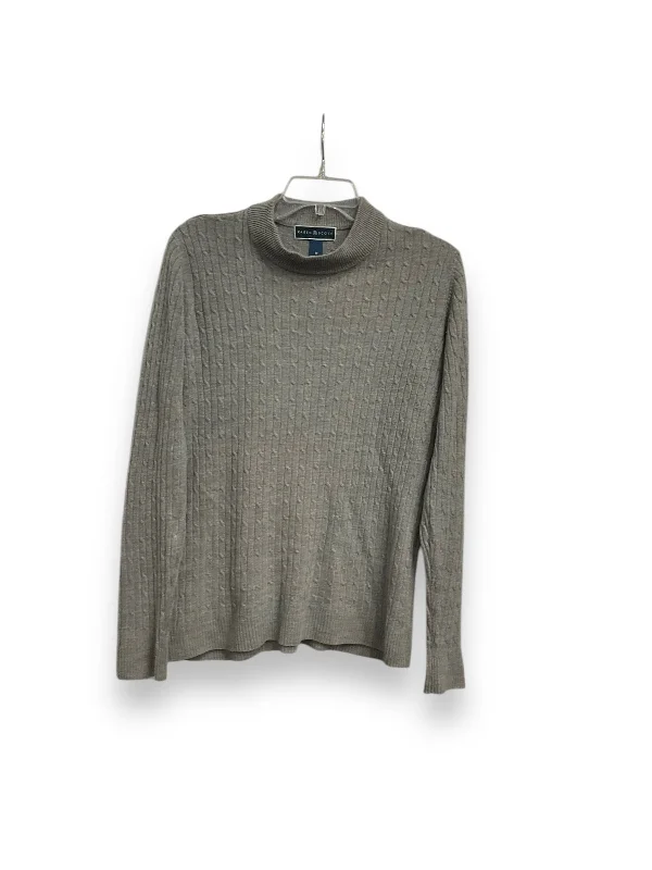 Women's Vacation Pullovers-Sweater By Karen Scott In Grey, Size: M