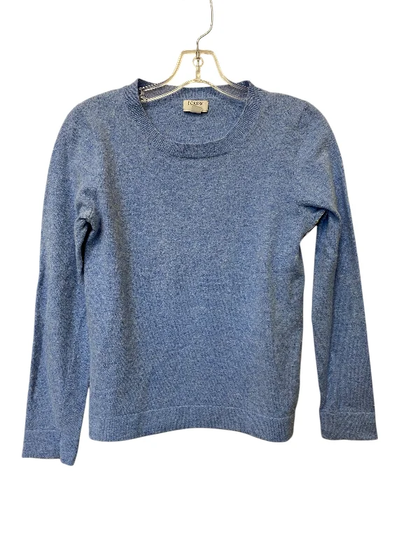 Women's Tulle A-Line Pullovers-Sweater By J. Crew In Blue, Size: S