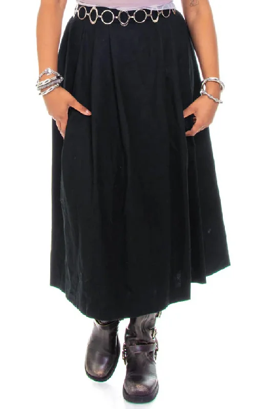 Women's Ribbed Denim Skirts-SOLD!