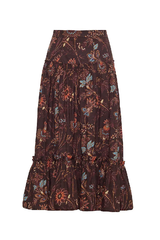 Women's Floral Print Skirts-Tisbury Skirt