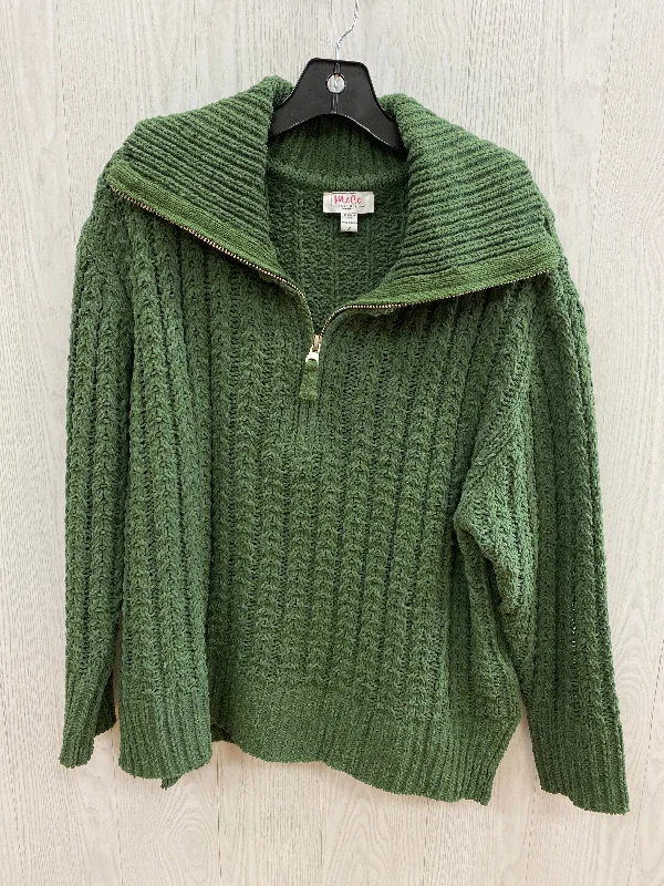 Women's Insulated Pullovers-Sweater By Clothes Mentor In Green, Size: M