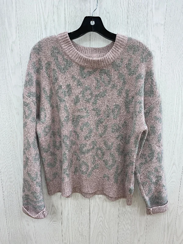 Women's Tulle Pencil Pullovers-Sweater By Clothes Mentor In Pink, Size: L