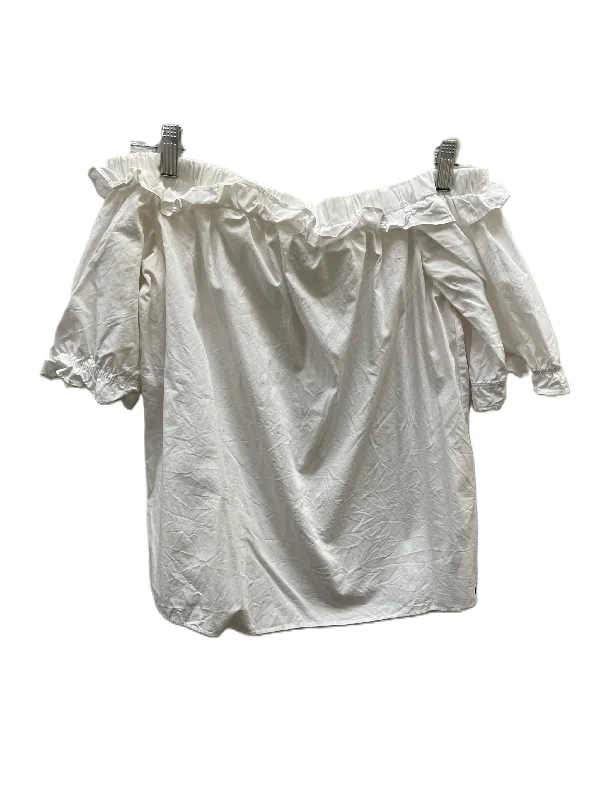 Women's Keyhole Blouses-Top Short Sleeve Basic By Target-designer  Size: S