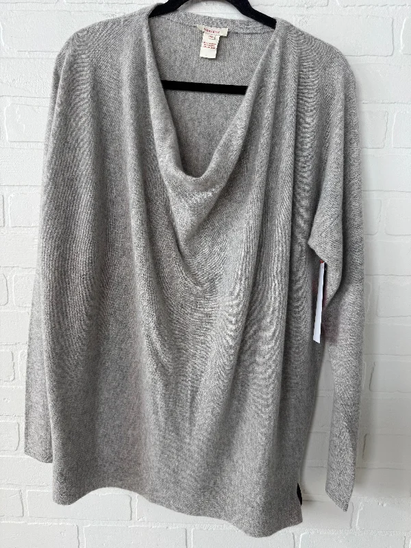 Women's Mini Denim Pullovers-Sweater Cashmere By Sundance In Grey, Size: Xl