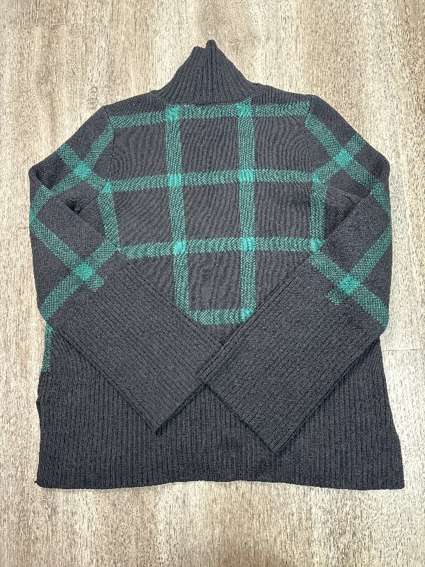 Women's Waterproof Pullovers-Sweater By Free Assembly In Plaid Pattern, Size: S