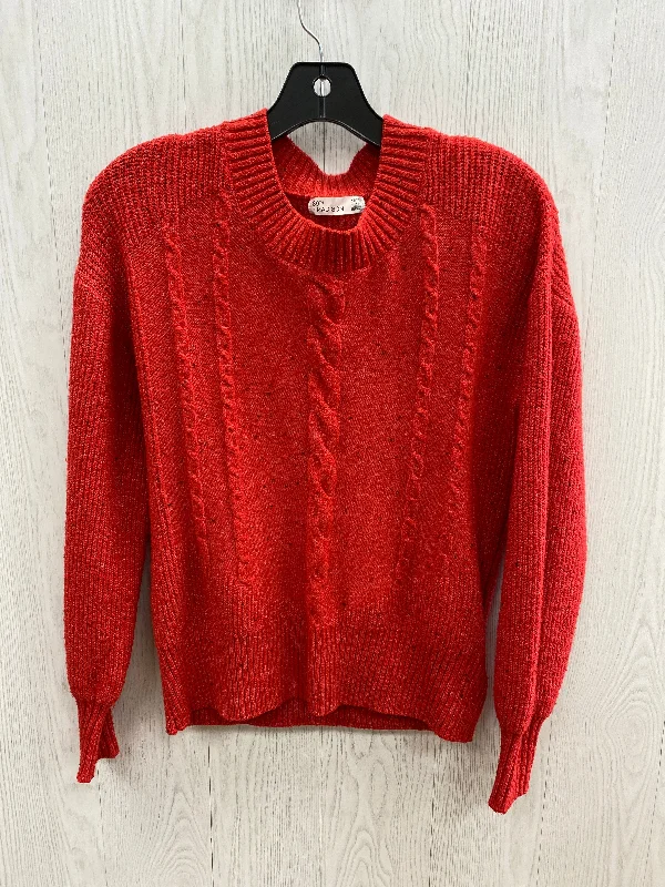 Women's Sequin Denim Pullovers-Sweater By 89th And Madison In Red, Size: Xs