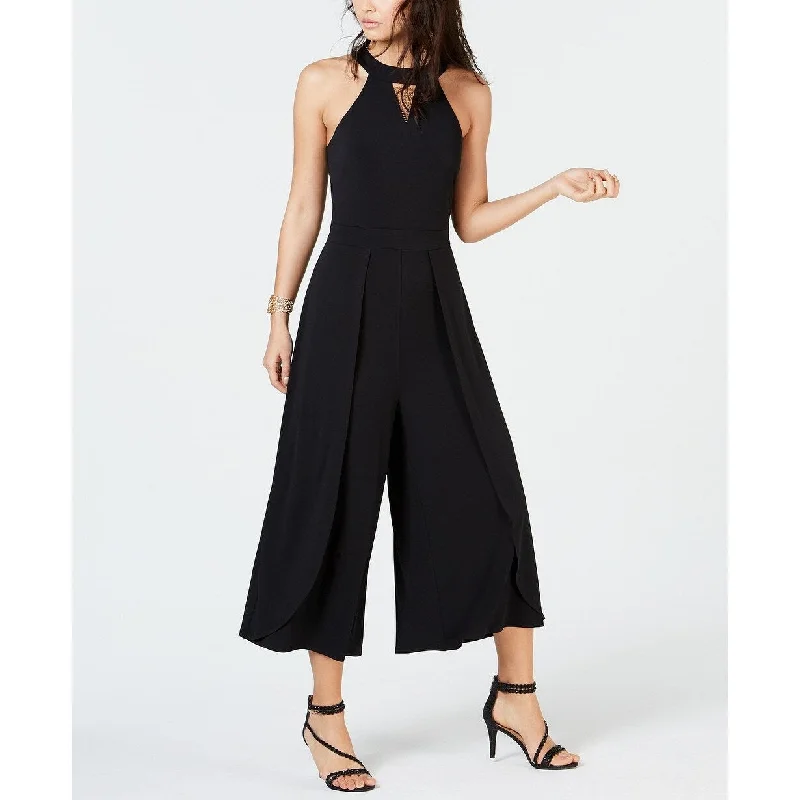 Women's Casual Maxi Dresses-Thalia Sodi Women's Wide-Leg Jumpsuit Black Size Extra Large - X-Large