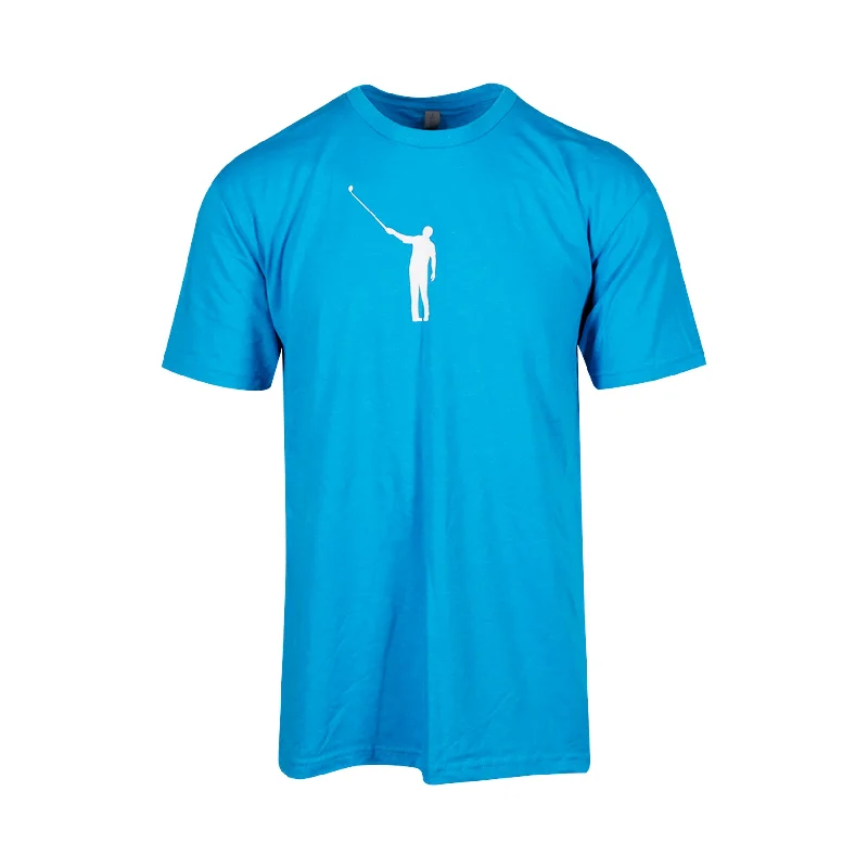 Women's Boxy Fit T-Shirts-The Wayward Logo T-Shirt | Sea Blue