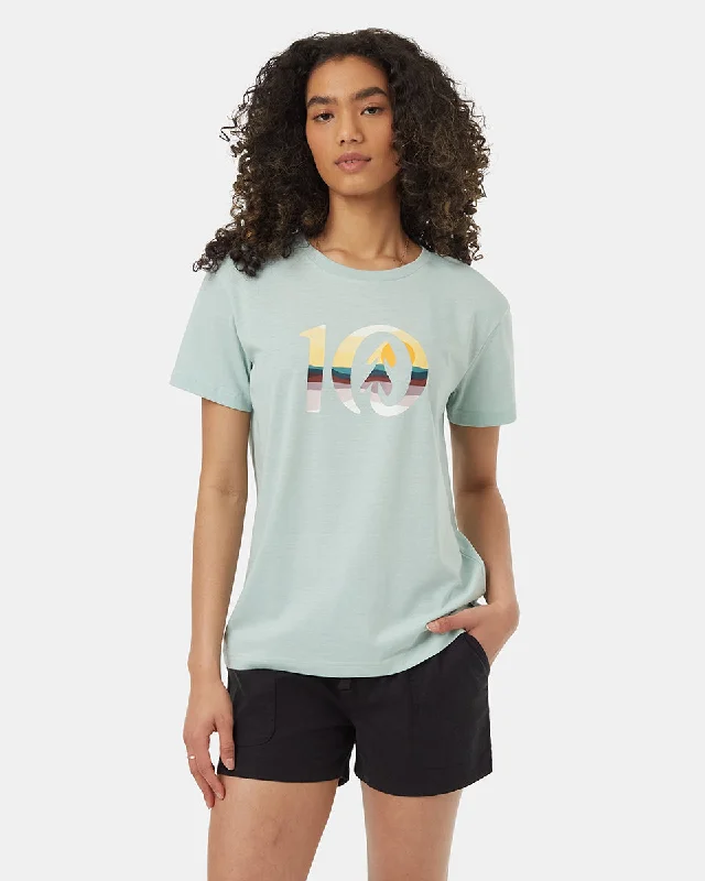 Women's Frill Detail T-Shirts-Women's Artist Series Oasis Ten T-Shirt