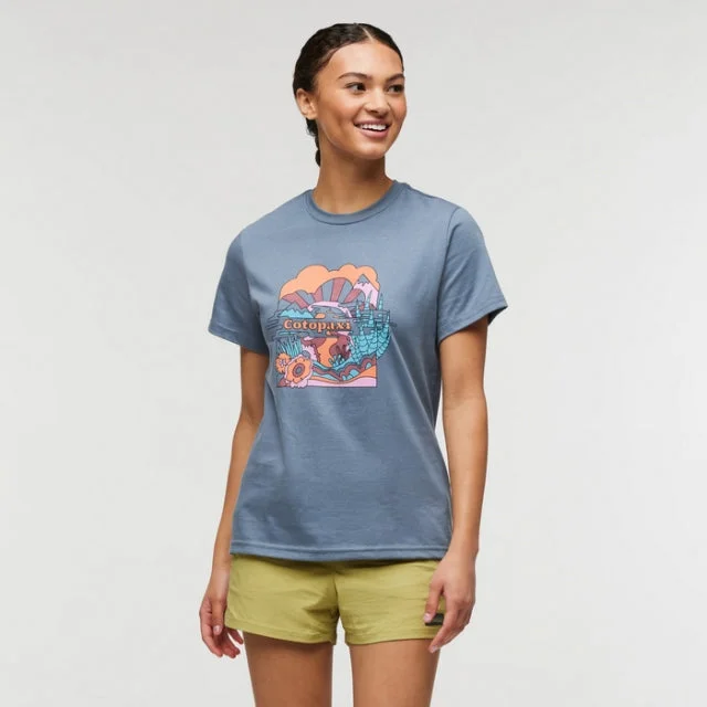 Women's Front Tie T-Shirts-Women's Utopia Organic Tee