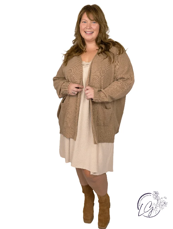 Women's Tulle Denim Cardigans-Curvy Light as a Feather Cardigan