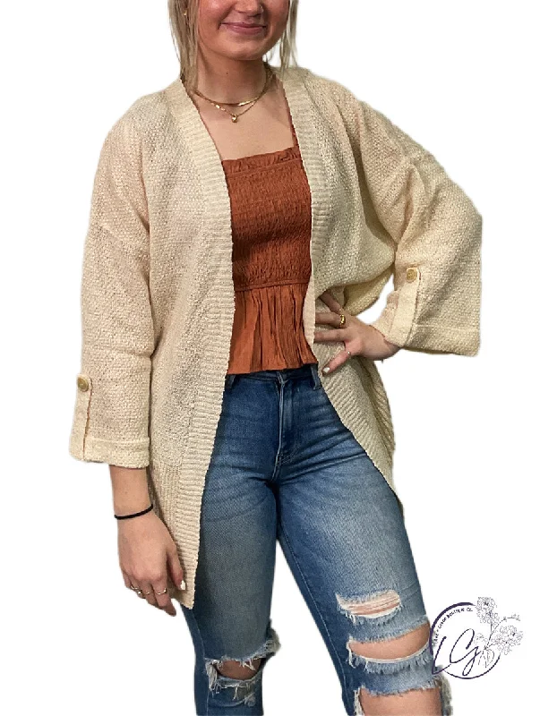 Women's Turtleneck Cardigans-Curvy Catch Me Cardigan