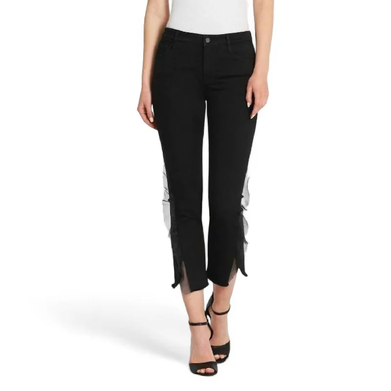 Women's Casual Leggings-835 Mid Rise Skinny Crop Jean In Evening Haze