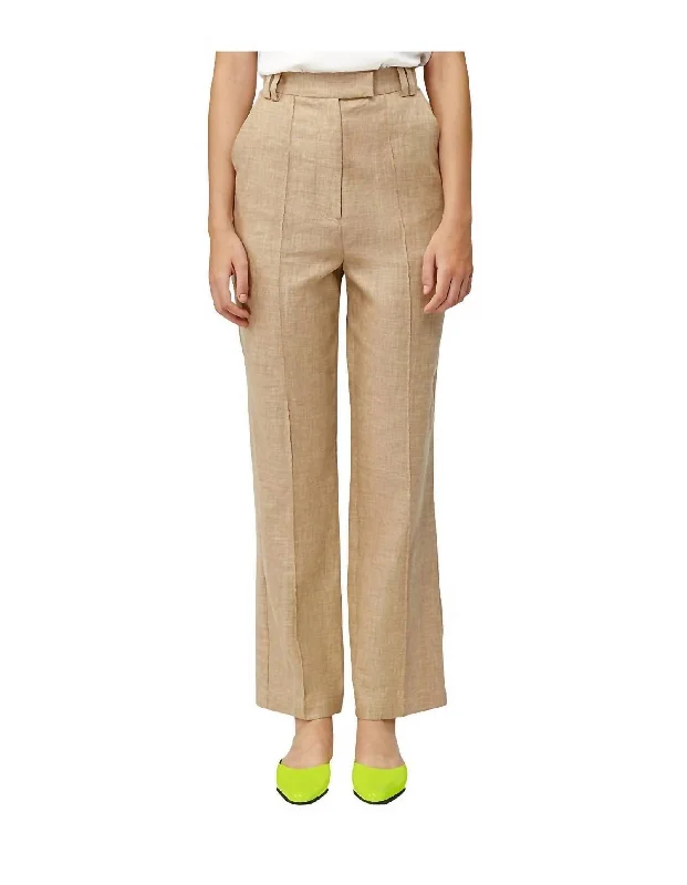 Women's Ankle Pants-Belvue Pant In Khaki