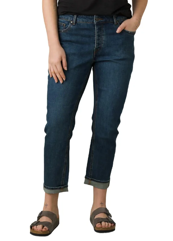 Women's Flare Leg Pants-Buxton Jean In True Blue