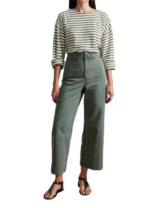 Women's Moto Pants-Chino Merida Pant In Thyme