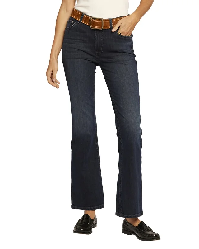 Women's Lace Pants-Current/Elliott The Promenade Eclipse Wide Leg Jean